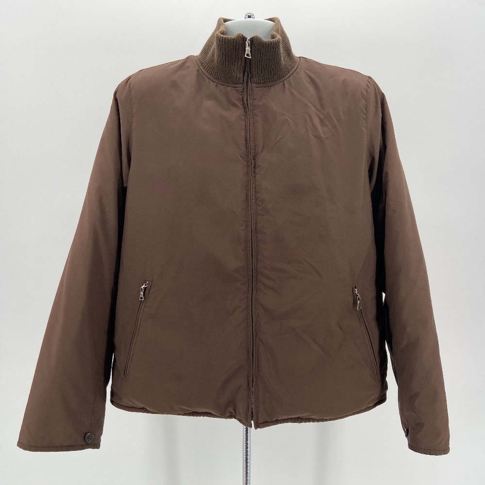 Cole Haan Brown Men's Zip-Front Jacket